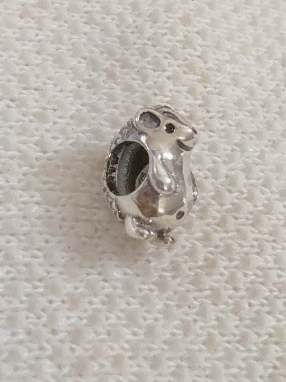 Hedgehog Silver Charm for Pandora Bracelets